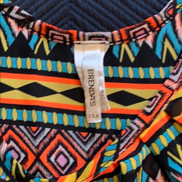 Aztec print top - Picture 2 of 3